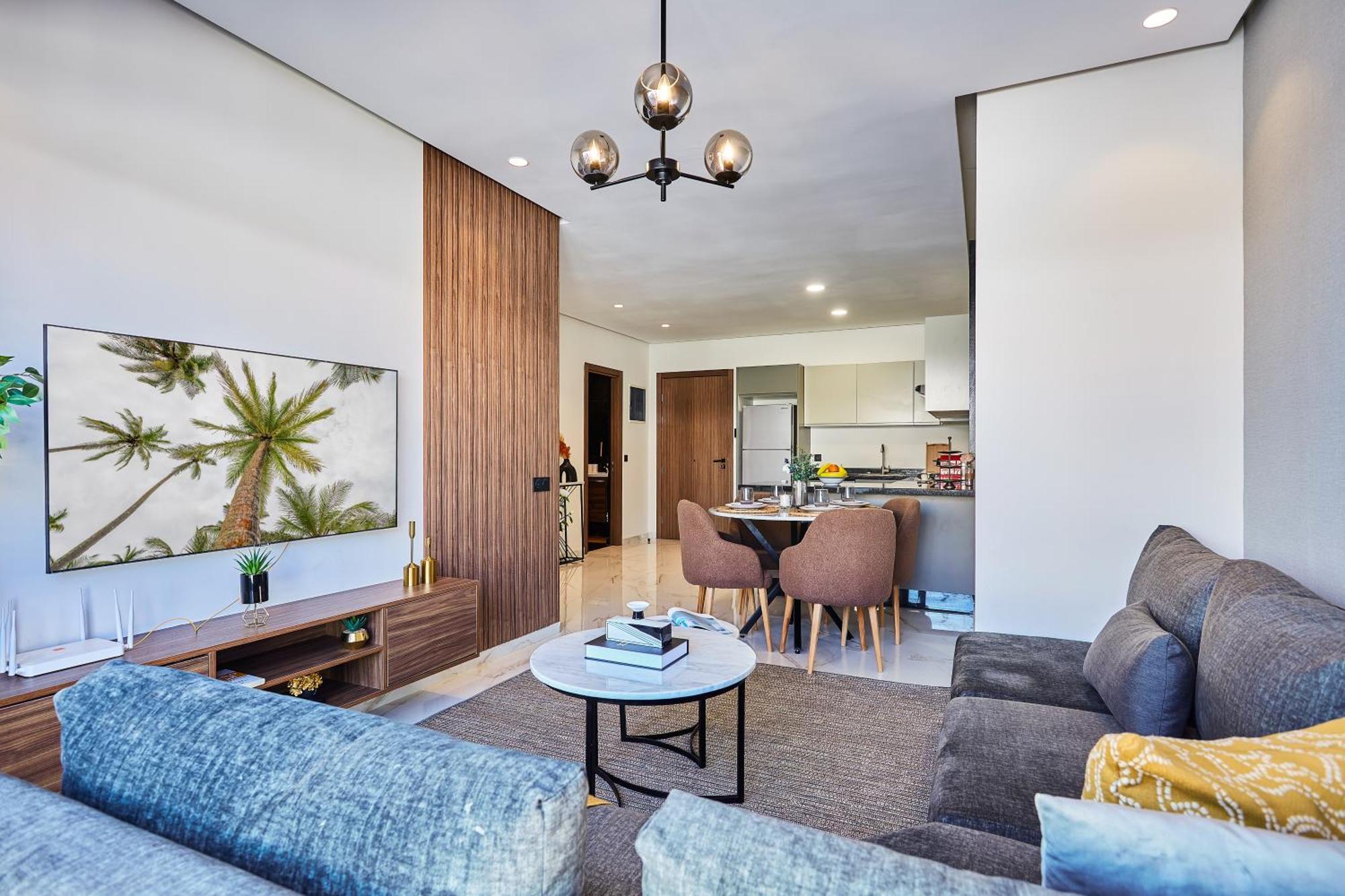 Апартаменти Sleek And Modern 2-Bed Unit In Downtown Casa Касабланка Екстер'єр фото