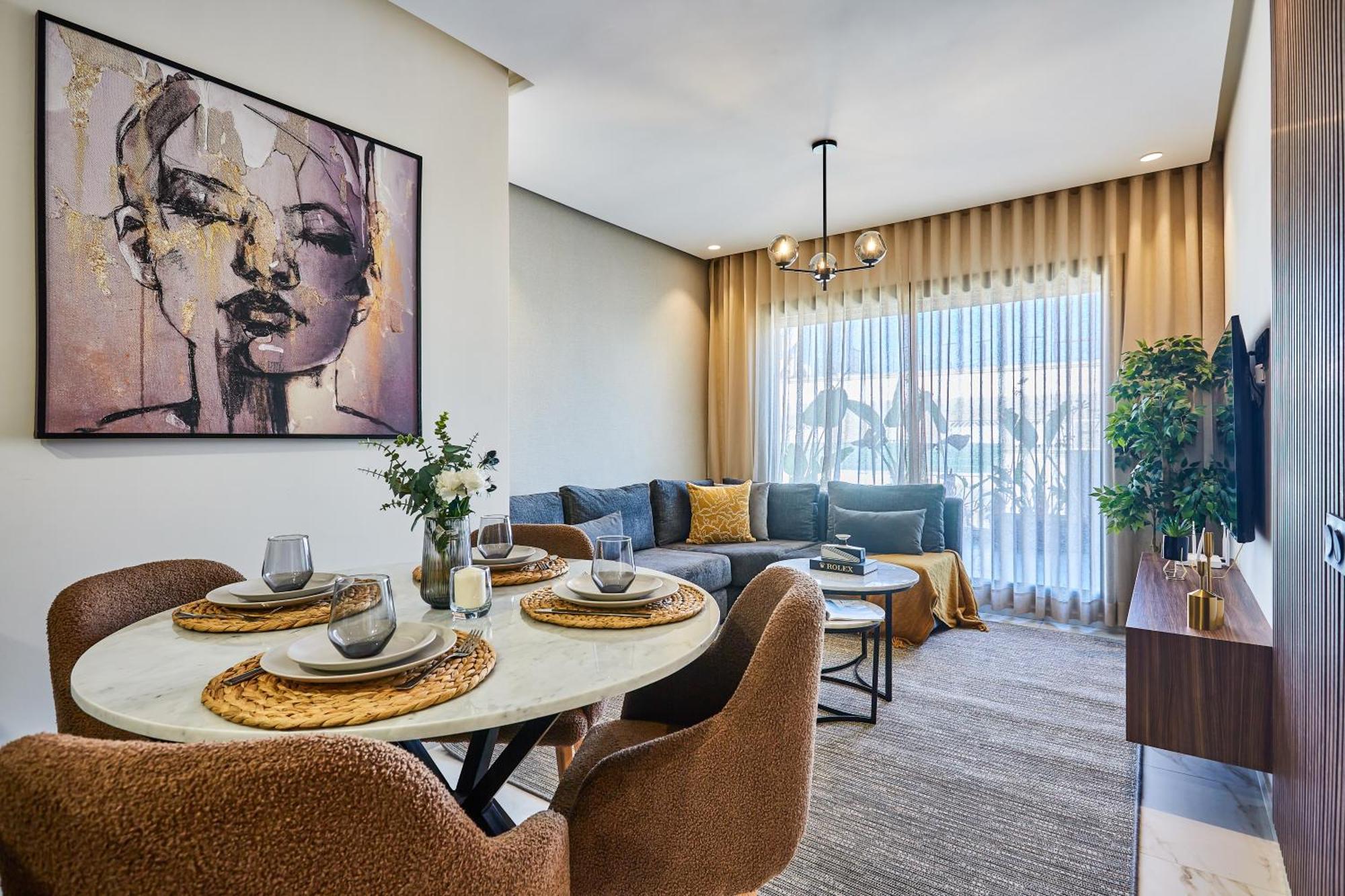 Апартаменти Sleek And Modern 2-Bed Unit In Downtown Casa Касабланка Екстер'єр фото